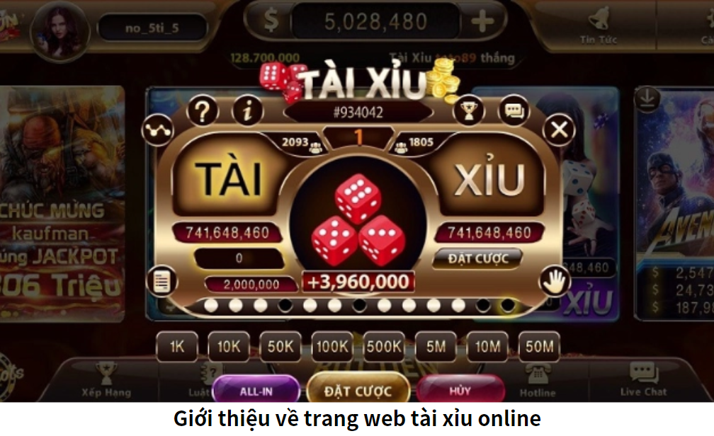 Giới thiệu về trang web tài xỉu online