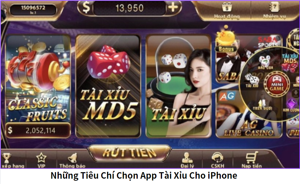 Những Tiêu Chí Chọn App Tài Xỉu Cho iPhone