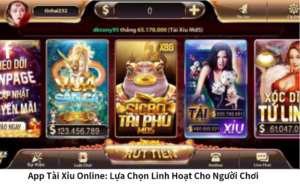 App Tài Xỉu Online: Lựa Chọn Linh Hoạt Cho Người Chơi