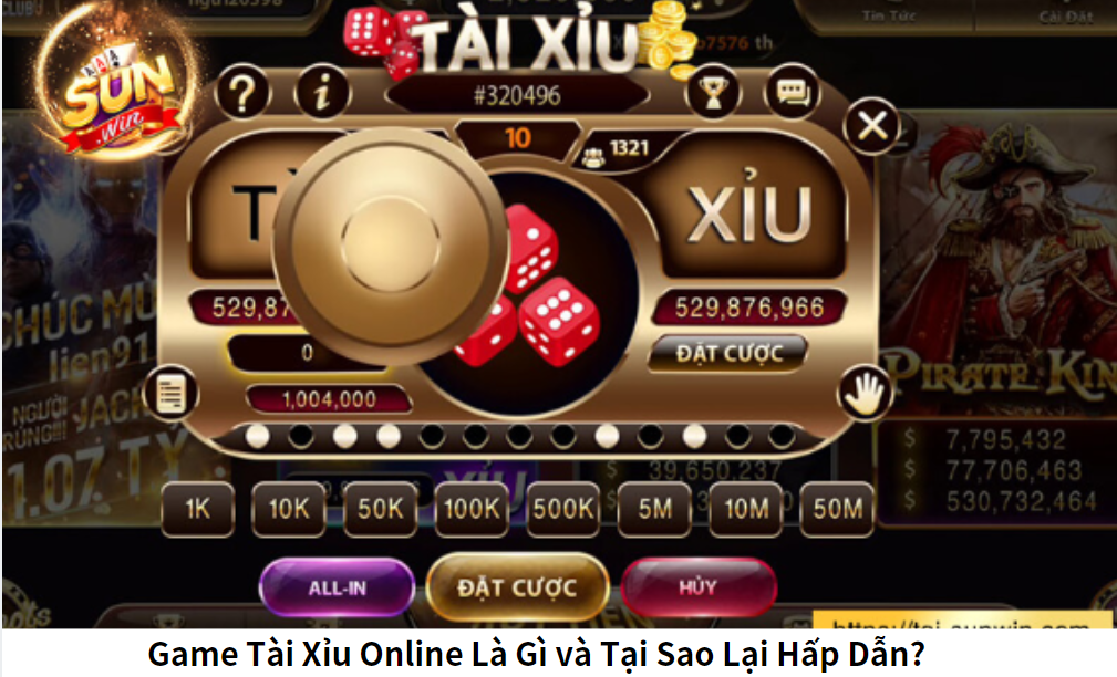 Game Tài Xỉu Online Là Gì và Tại Sao Lại Hấp Dẫn?