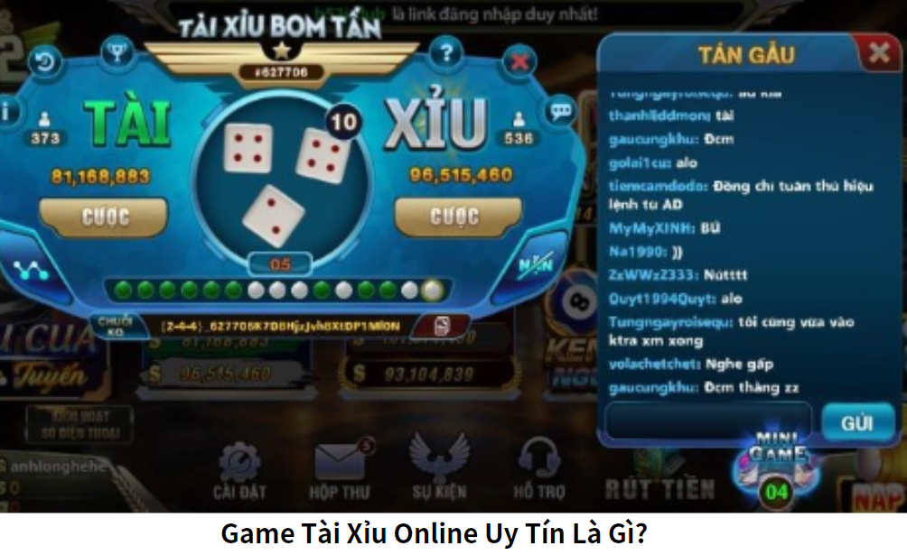 Game Tài Xỉu Online Uy Tín Là Gì?