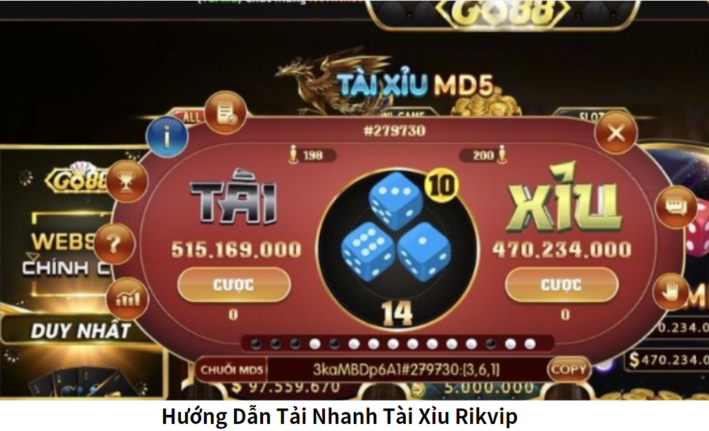 Hướng Dẫn Tải Nhanh Tài Xỉu Rikvip