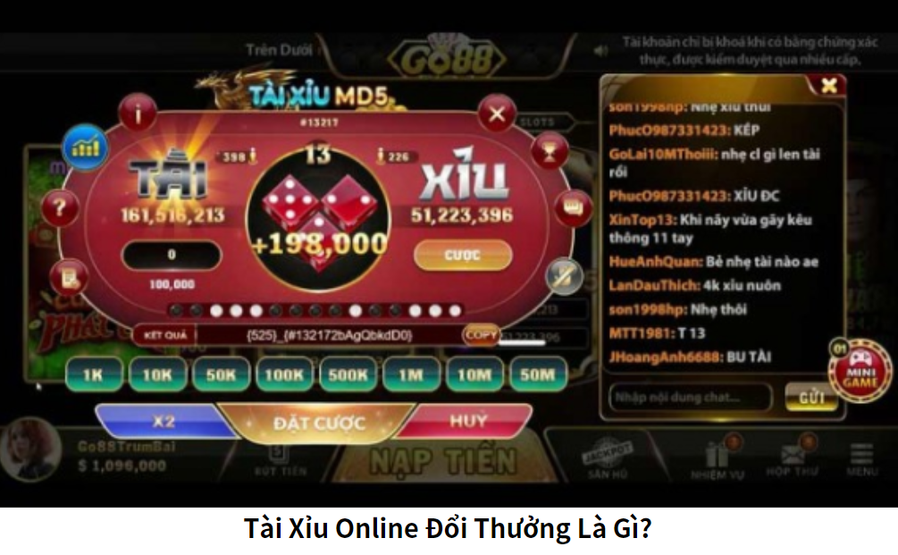 Tài Xỉu Online Đổi Thưởng Là Gì?