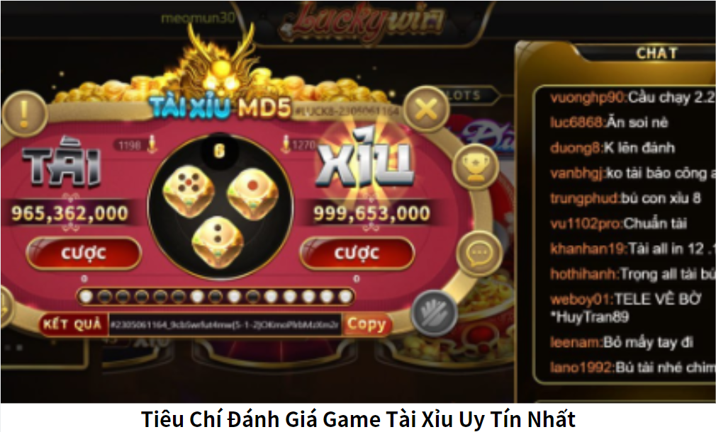 Top 10 game tài xỉu uy tín