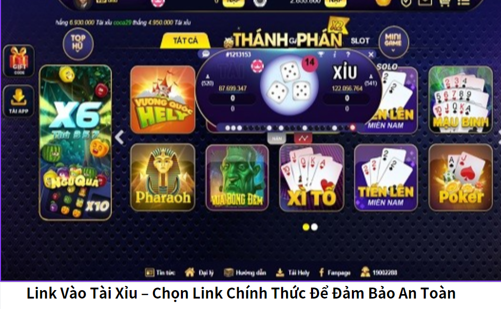 Link Vào Tài Xỉu – Chọn Link Chính Thức Để Đảm Bảo An Toàn