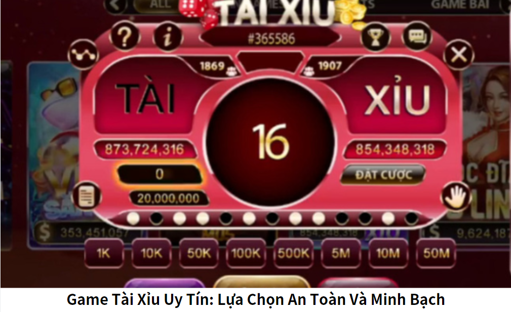 Game Tài Xỉu Uy Tín: Lựa Chọn An Toàn Và Minh Bạch